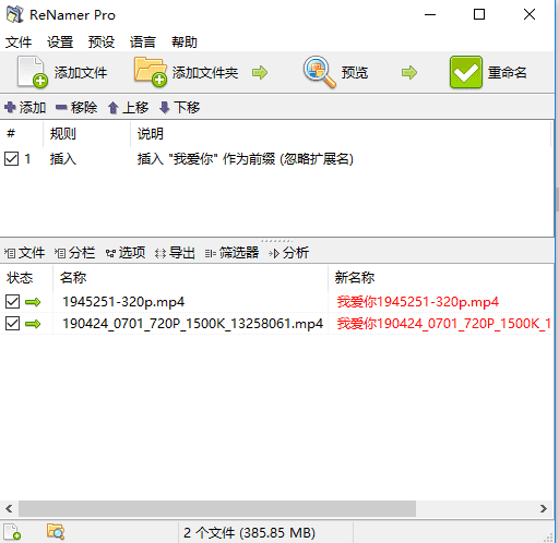 文件批量重命名工具Rename Prov7.5  第1张