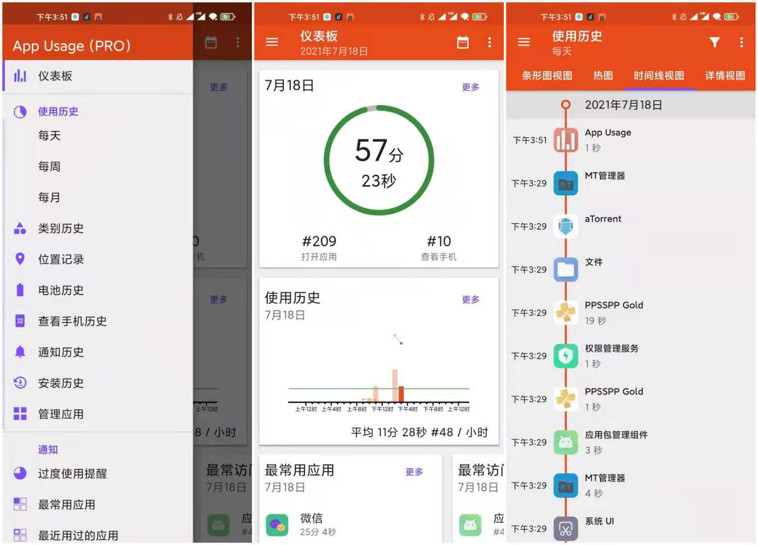 APP记录追踪器App Usage Pro v5.16  第1张