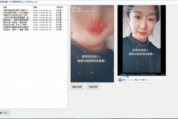 左小浩抖音视频批量解析下载软件无水印  第1张