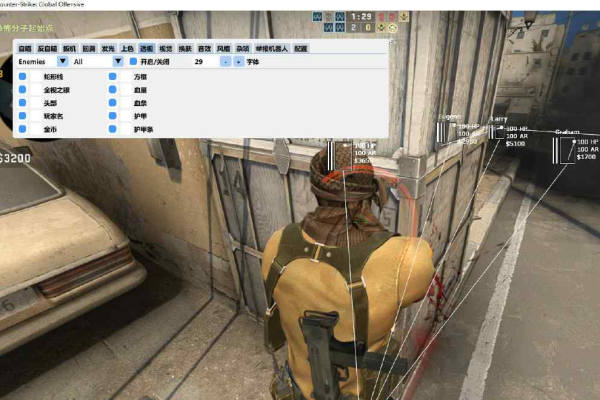 CSGO单板人物显敌免费辅助稳如狗