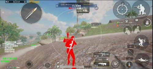 PUBG地铁逃生宇松上色单透直装辅助器