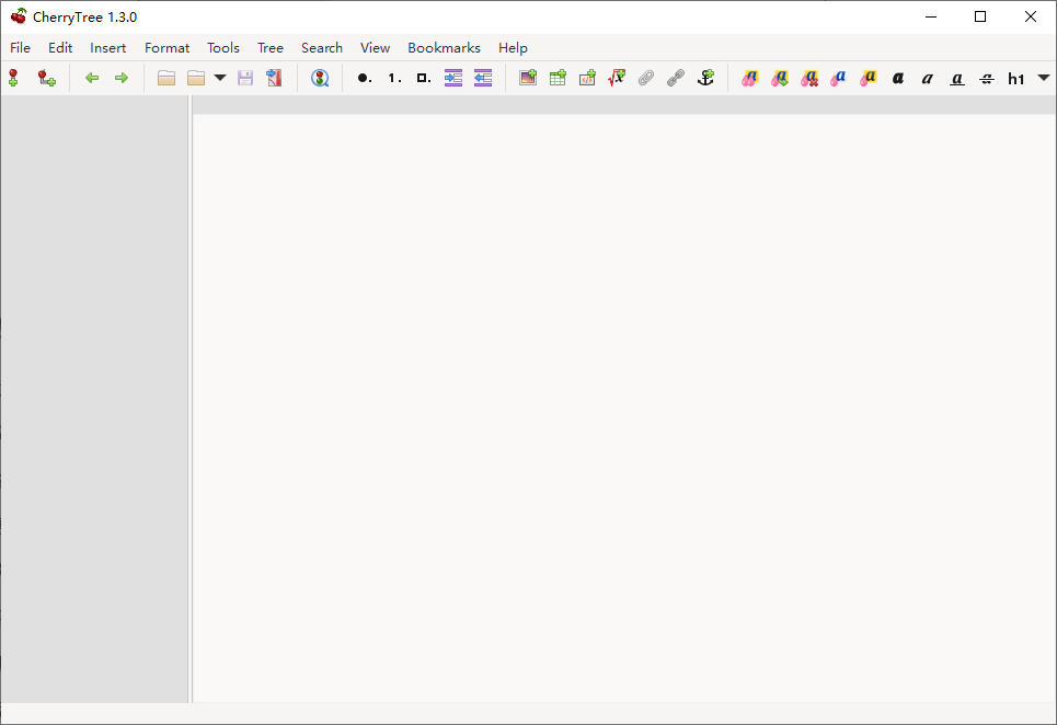 CherryTree 富文本笔记软件 v1.3.0.0 便携版  第1张