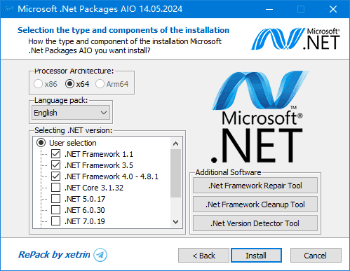 Microsoft .Net Packages AIO(.NET合集包) v25.02.25  第1张